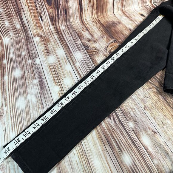 American Eagle HI RISE JEGGING Womens Size 4 Black Jeans Denim Pants 27x28 - Picture 8 of 12